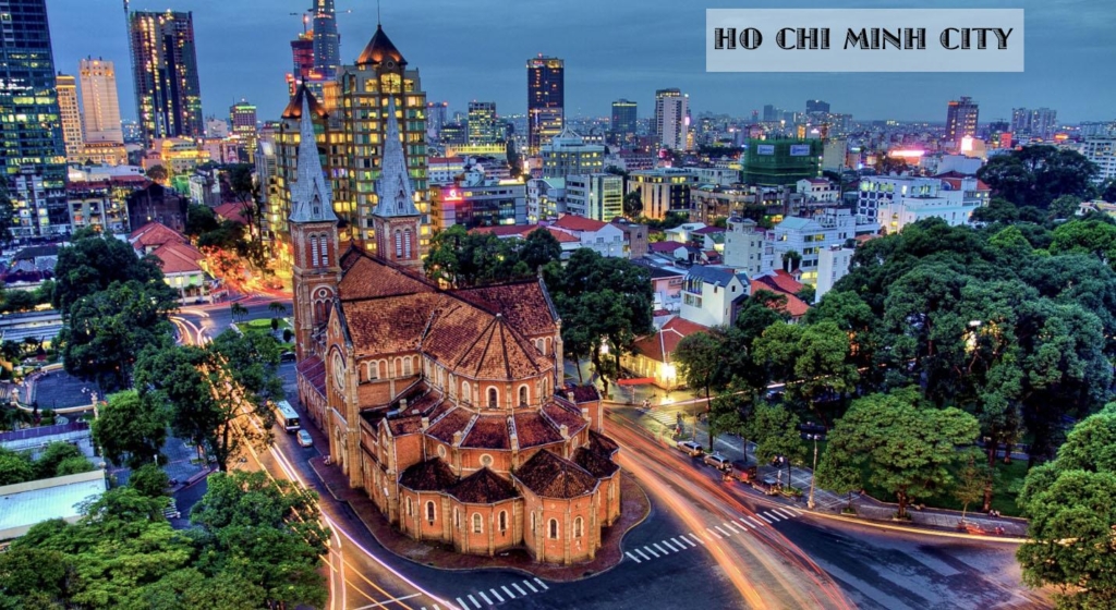 HO CHI MINH CITY FROM ABOVE 