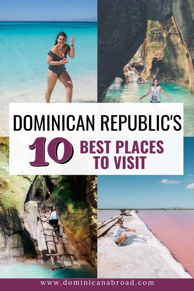 A photoset with text "Dominican Republic's 10 Best Places to Visit".
