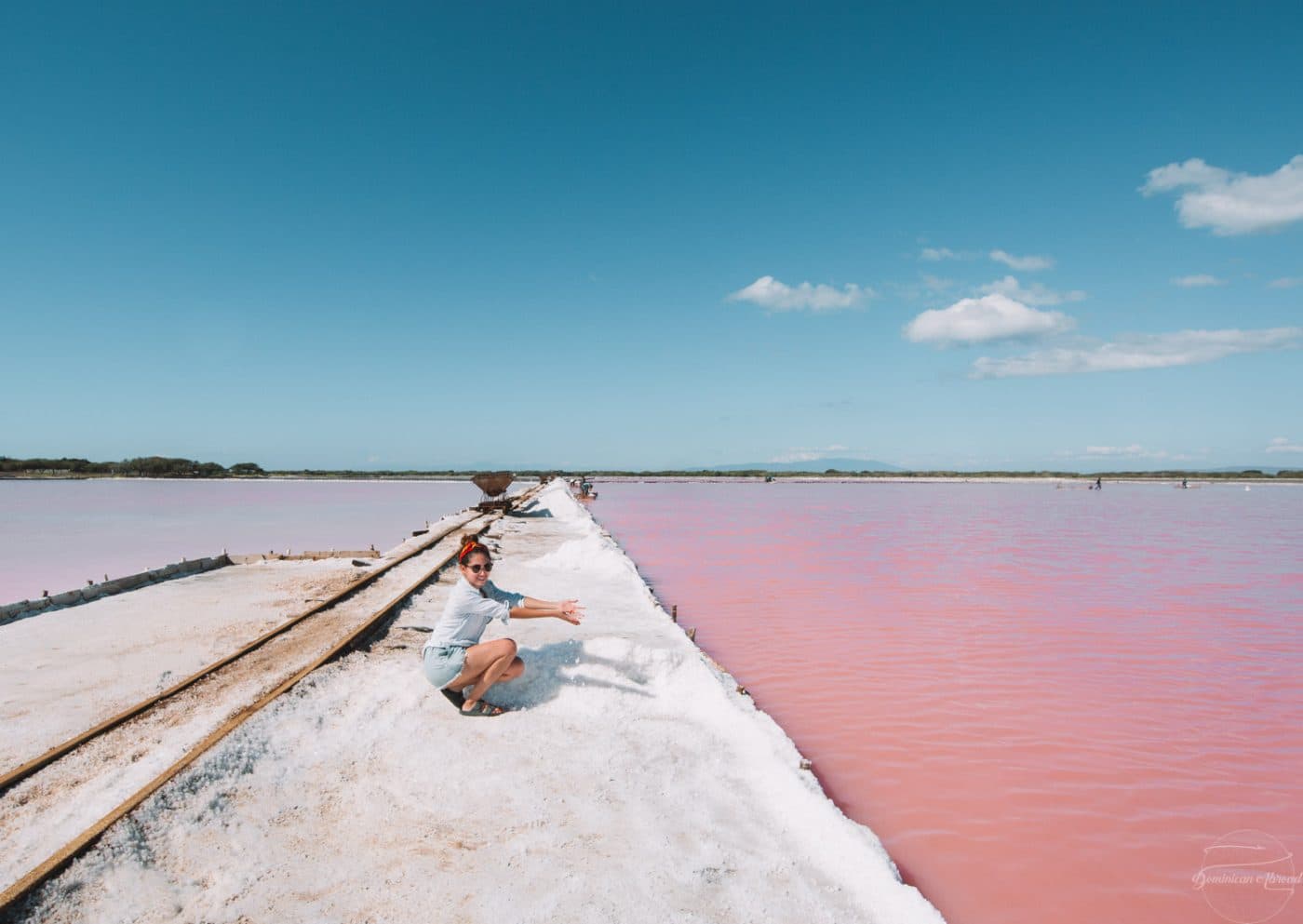 A woman at Bani Salt Mines.