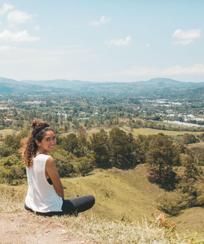 Enjoying the views in the Jarabacoa region of the Dominican Republic.
