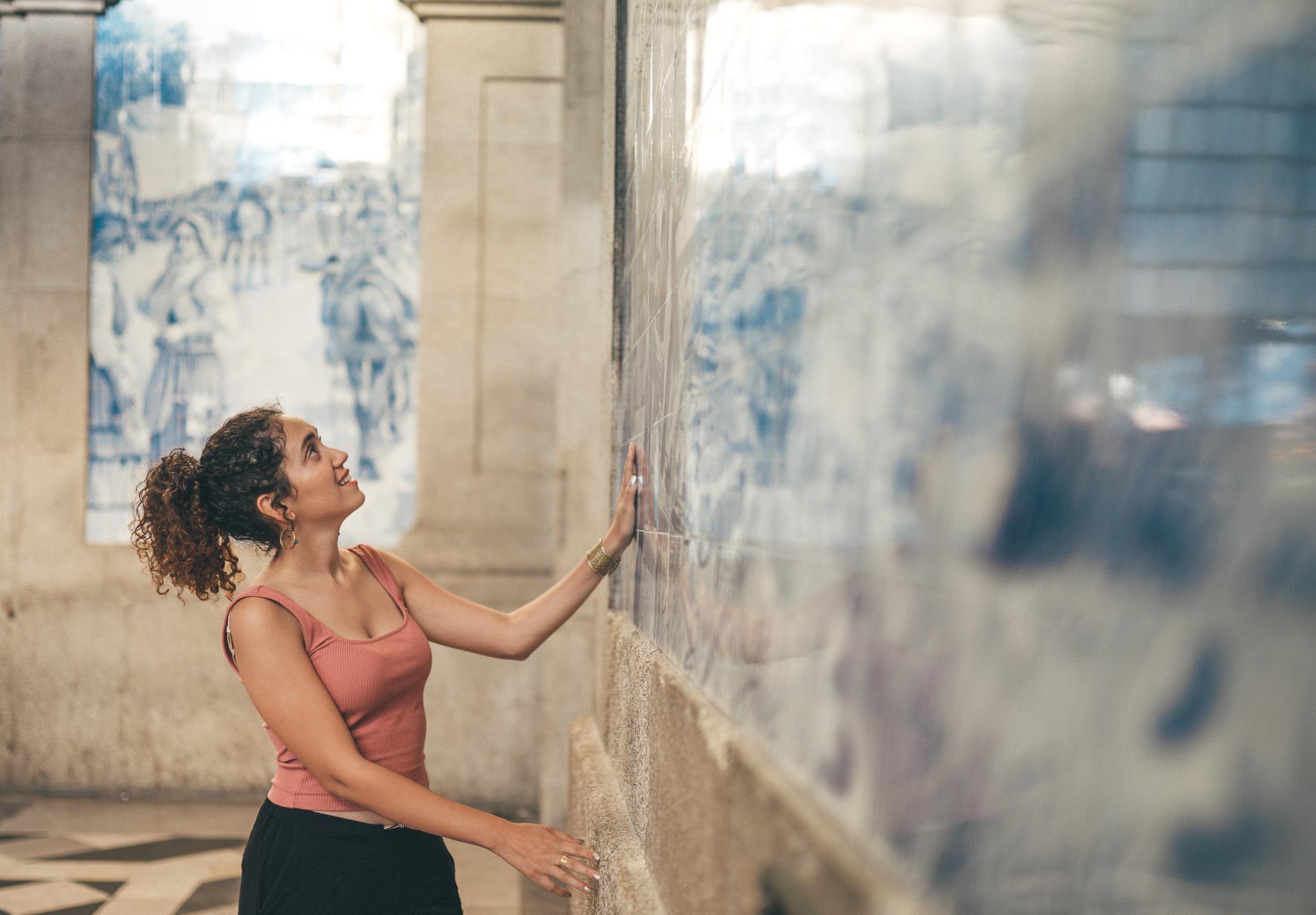 sao bento train station photoshoot
