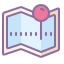 icon of a map