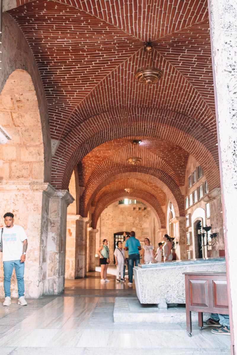 The inside of National Pantheon, Santo Domingo, Dominican Republic.