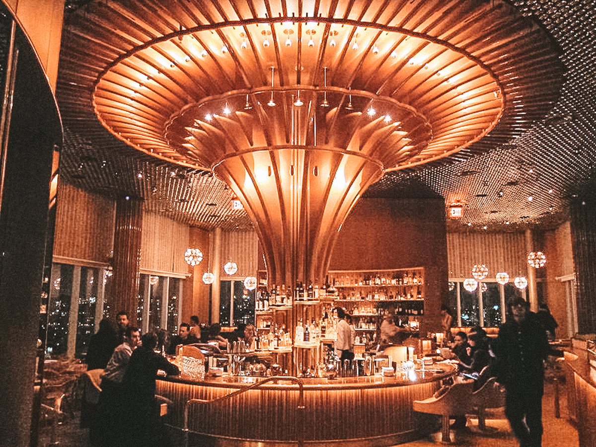 The Boom Boom Room in The Standard Hotel in NYC