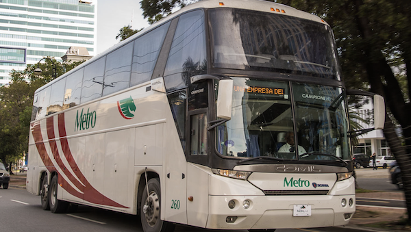 a bus in dominican republic