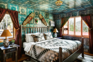 nice lodge bed in upstate new york