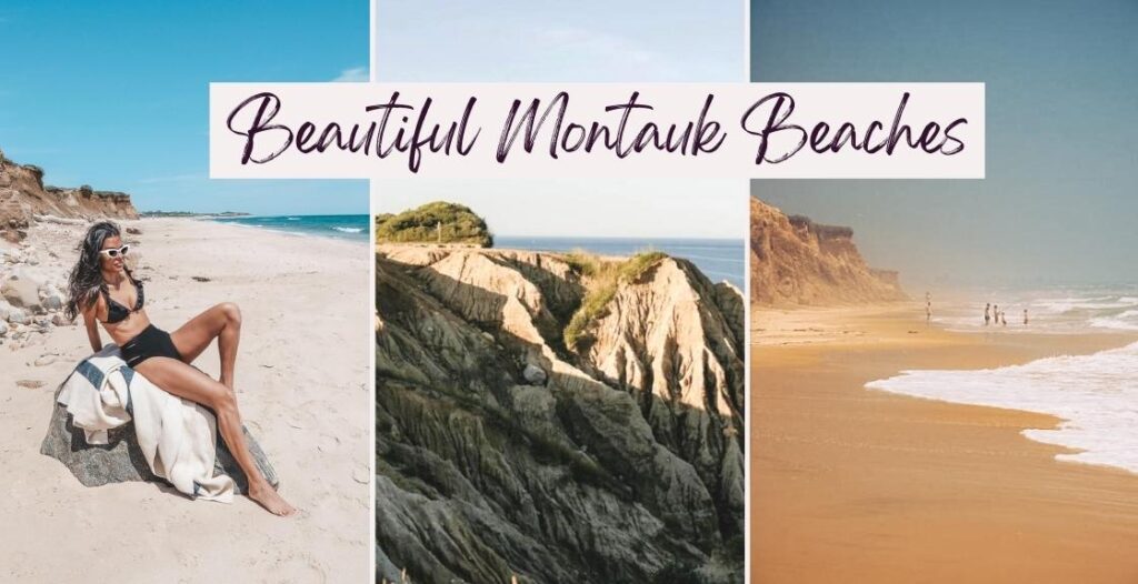 collage of beaches