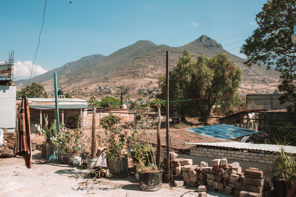 A mountain area in Oaxaca, Mexico.