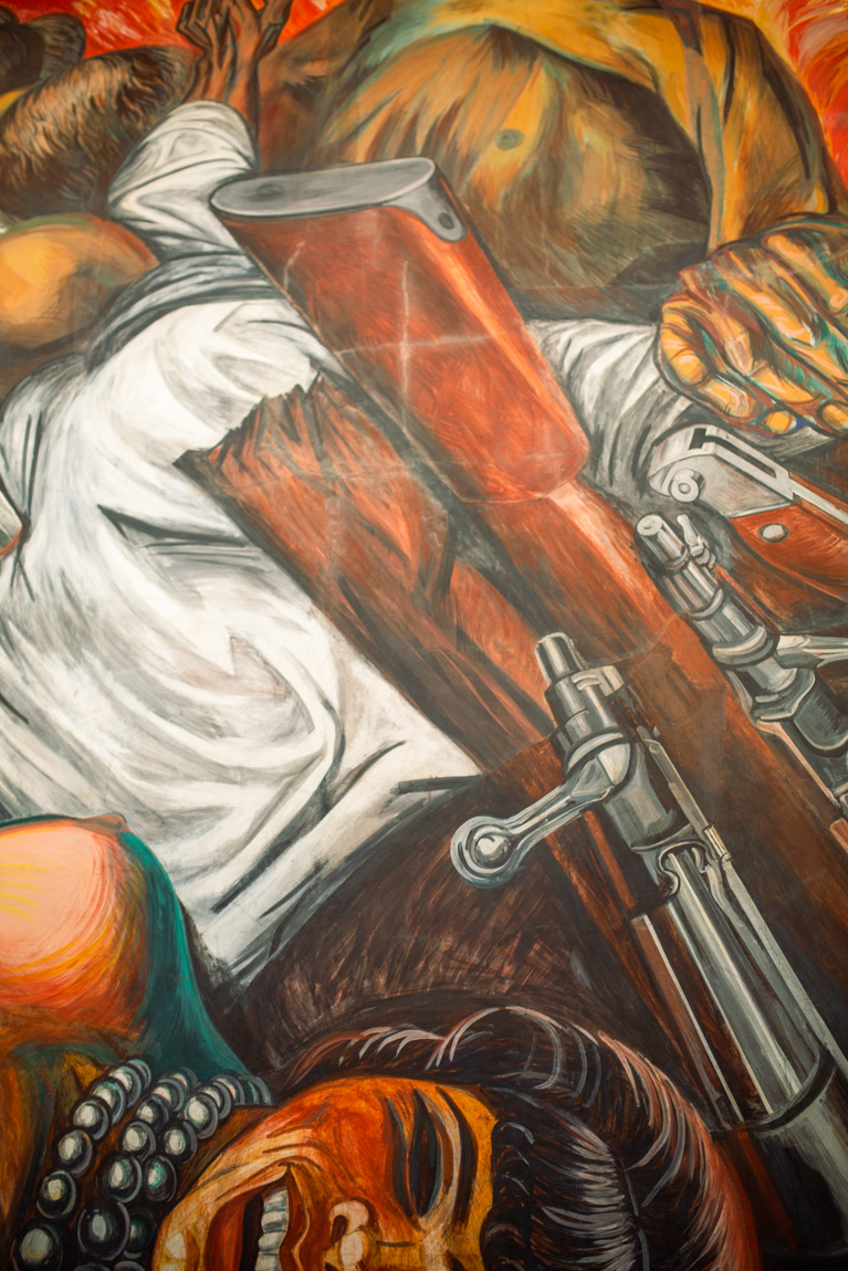A painting at The Palacio de Bellas Artes Museum.