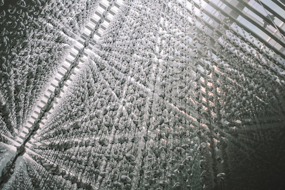 An art installation at Memory and Tolerance Museum.