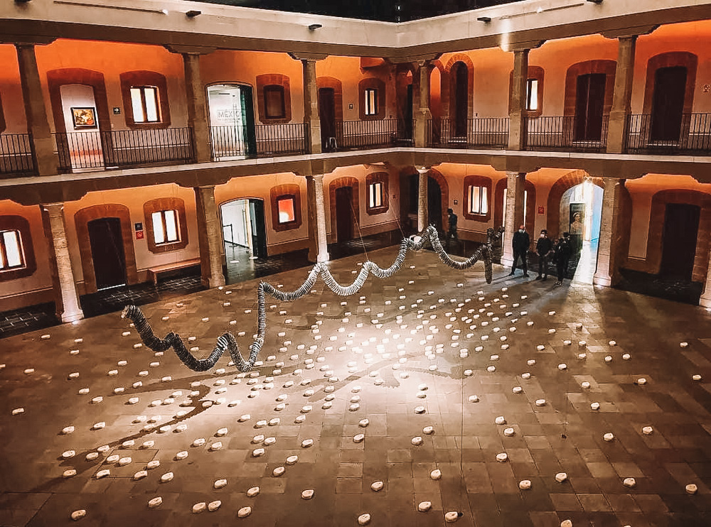 An art installation at Kaluz Museum.