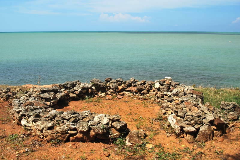 Sea at La Isabela Ruins.