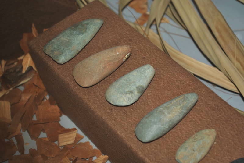 Artifacts at La Isabela Ruins.