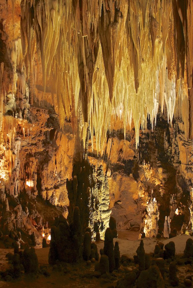 Inside a cave in the Dominican Republic.