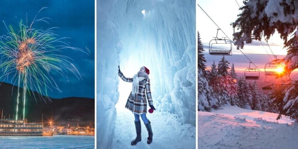 collage of lake george activities