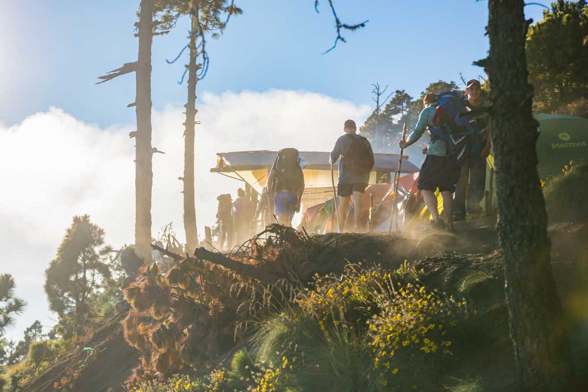 People hiking in Antigua, Guatemala things to do
