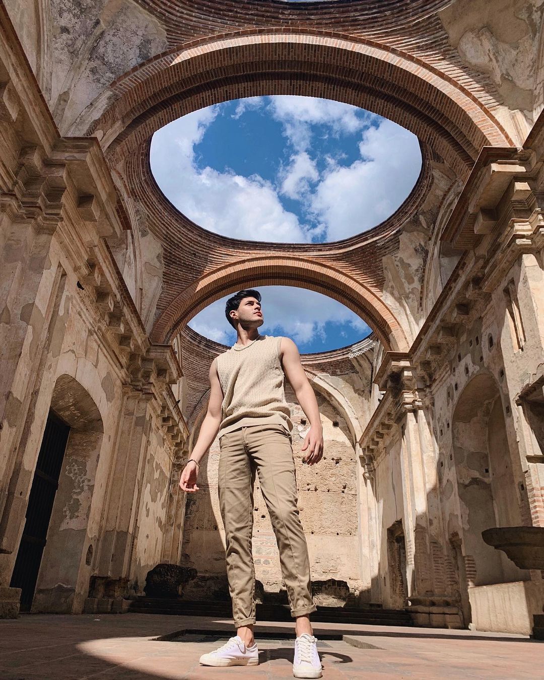 A man at Convento Capuchinas