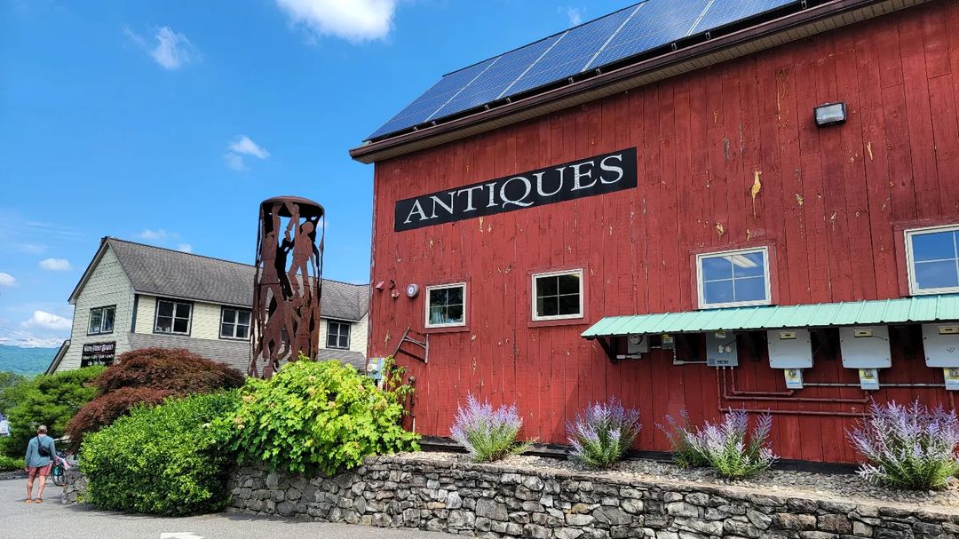 The facade of a building at Water Street Market, New Paltz